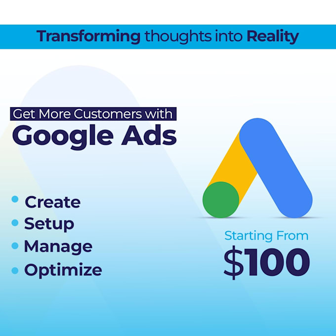 setup and manage google ads, PPC ads, display ads campaign