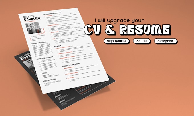 upgrade your CV, resume and cover letter
