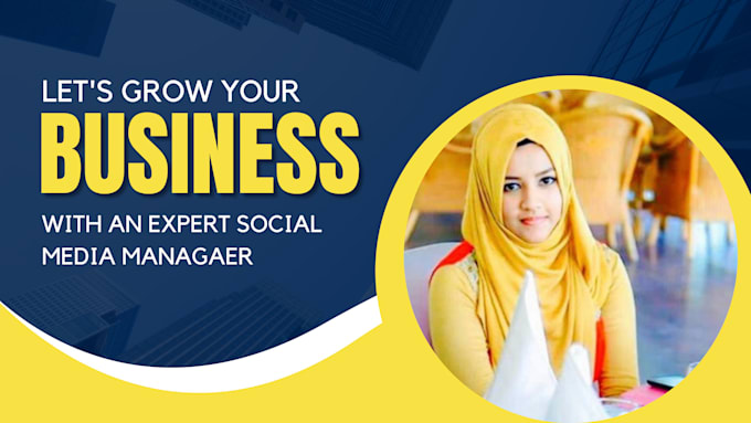 be your social media manager and content creator