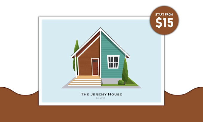 draw your house into cartoon