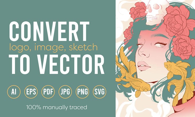 Convert jpeg to vector file by Jessicaugolini | Fiverr