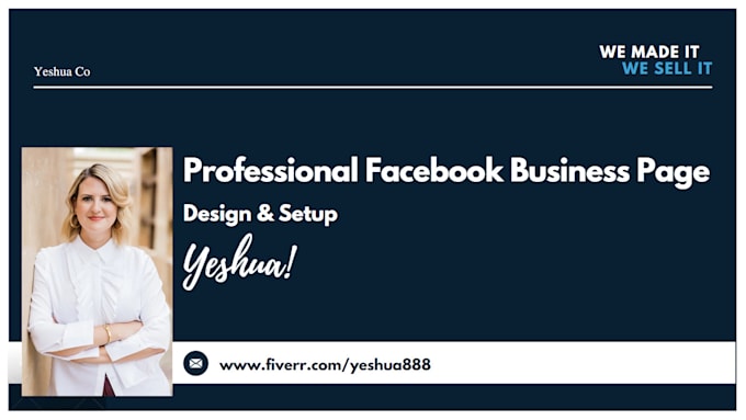 create or design facebook business page