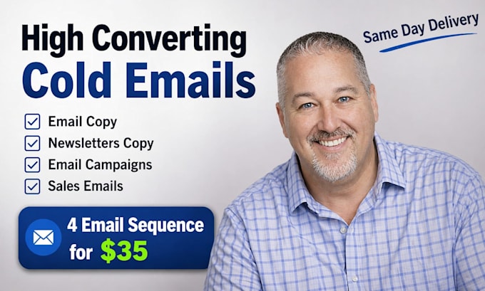 write cold email sequence that converts to sales