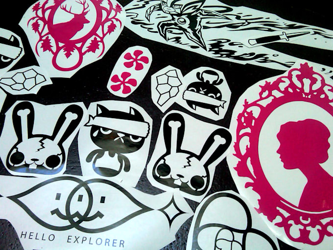 Create Decals Make you a custom vinyl decal by Xcaliragex | Fiverr