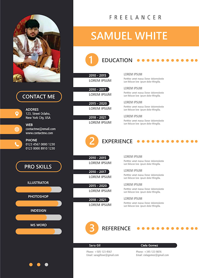 Design your modern and custom resume by Alidesigner199 | Fiverr