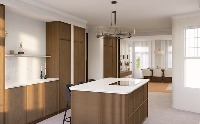 create photorealistic interior and architectural renderings
