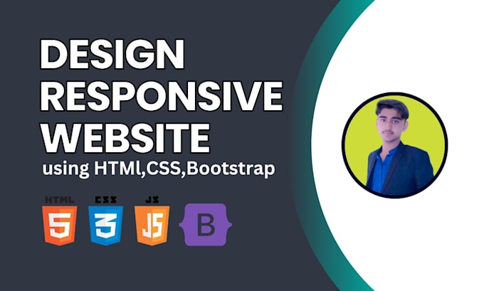 Design responsive website using html , css and bootstrap by Mukesh ...