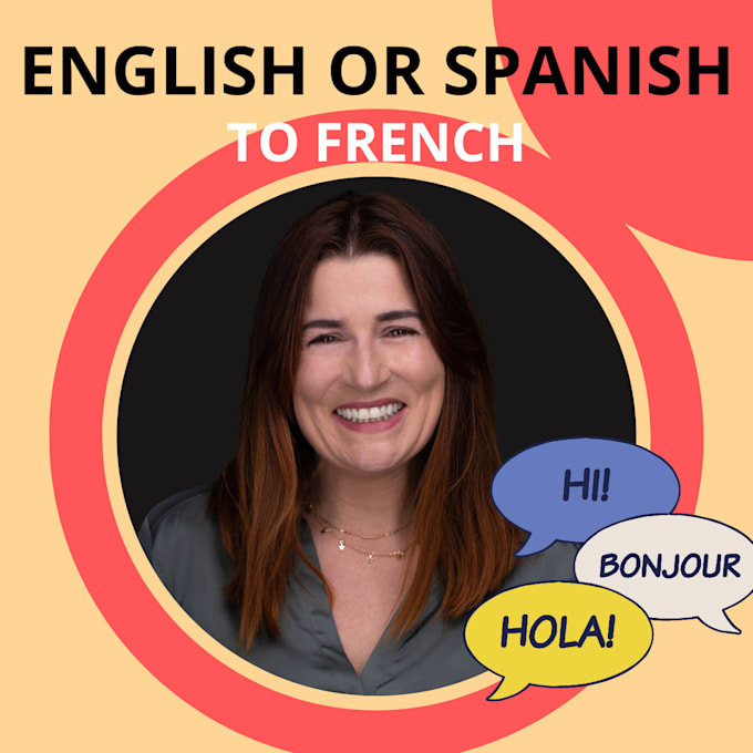 Translate from spanish to french or from english to french by Nicoxcublier Fiverr