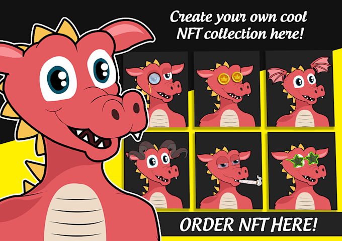 create cartoon nft collection