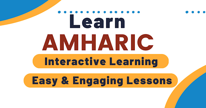 teach you amharic language