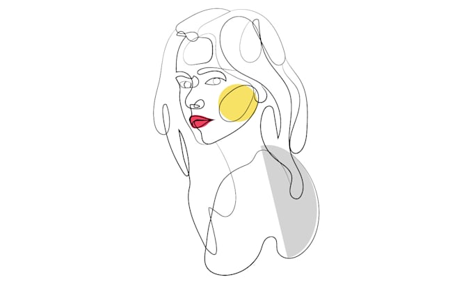 illustrate any photo into one continuous line within 4 hours