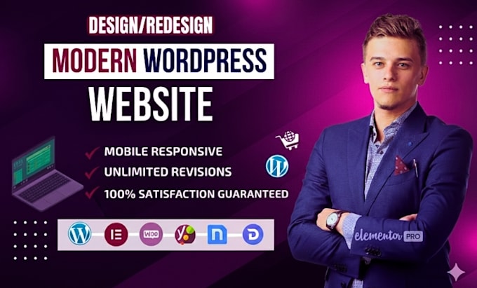 create a responsive wordpress website using nicepage