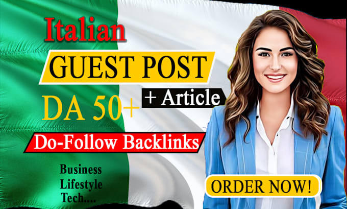 write and publish italian guest posts with dofollow italy backlinks