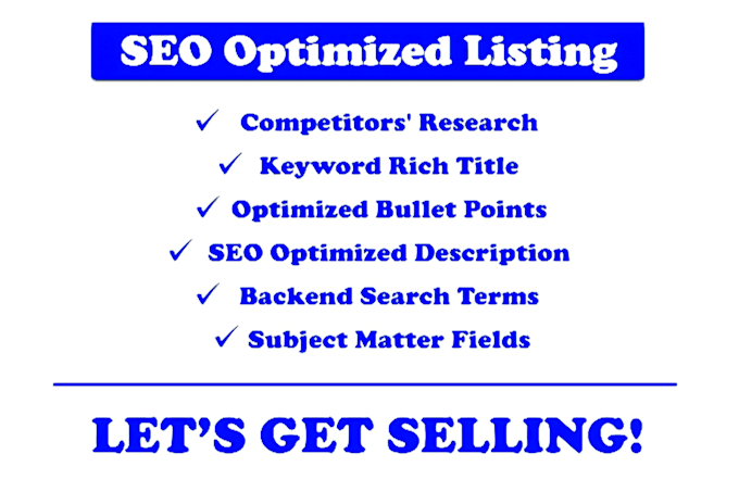 write amazon product listing description, SEO amazon listing optimization