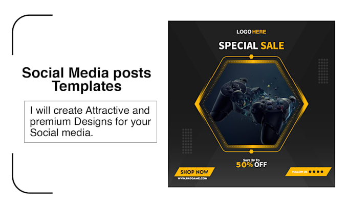 create attractive and beautiful ad posts