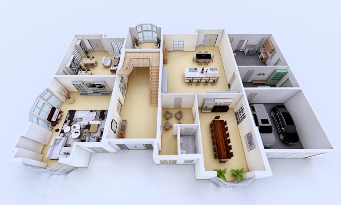 Create 3d Floor Plans And Rendering By Chathurarana713 Fiverr Create 3d Floor Plans And Rendering