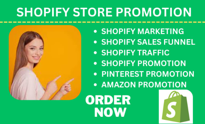 I will promote your shopify marketing, shopify store, sales funnel, and amazon website