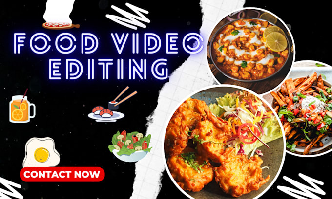 do cooking video and food video editing