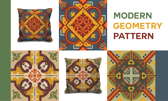 Help you to visualize modern geometry pattern design by Vundalysm | Fiverr