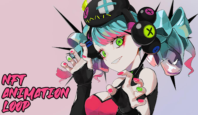 animate your 2d nft artwork using both hand drawing and ae