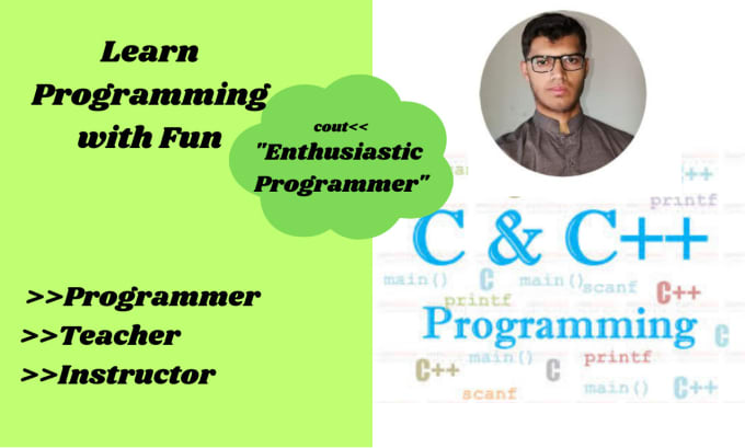 Teach c , cpp programming language for beginners by Obaidhassan707 | Fiverr