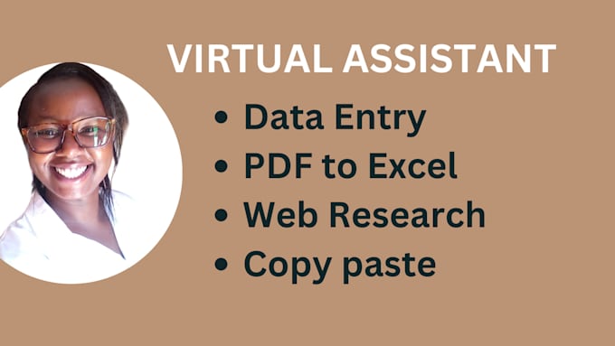 do data entry, web scraping, excel, typing, copypaste