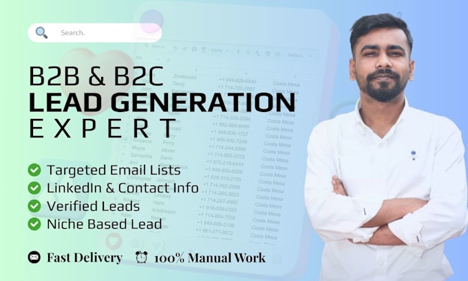 do b2c b2b lead generation and email marketing