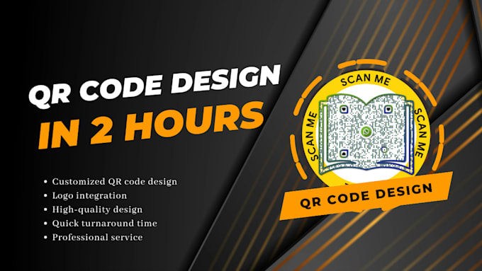 design a unique custom qr code with logo