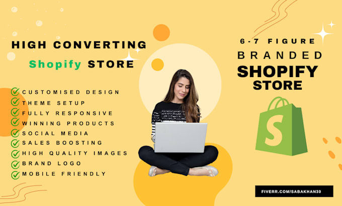 design shopify ecommerce website, build shopify online store