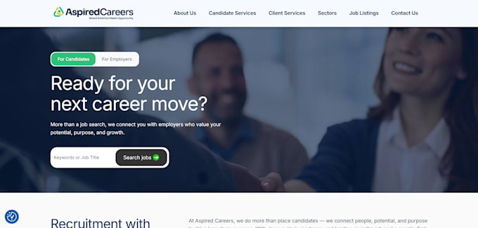 build your recruitment agency website