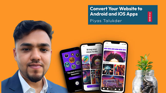 turn website to app, transform website to app, website to app conversion service