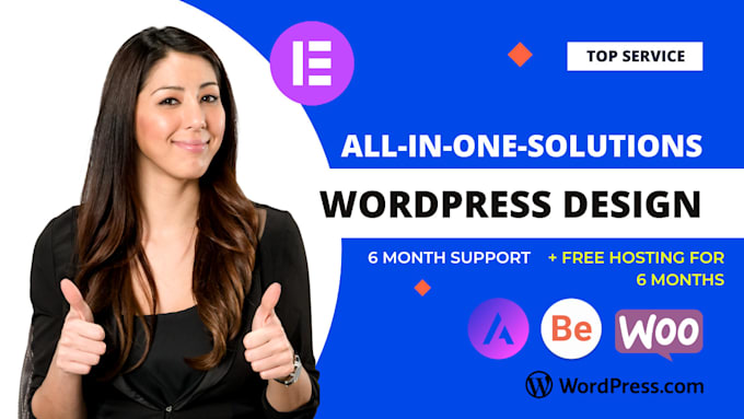 design complete wordpress website