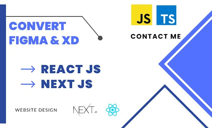 Convert figma, xd and psd design to web using react js and next js by ...