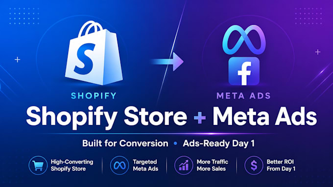build your shopify store and set up meta ads