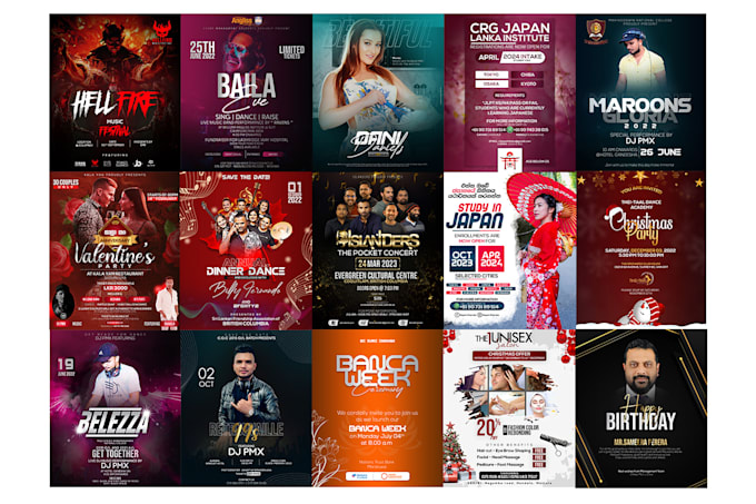 design a modern event poster for your event