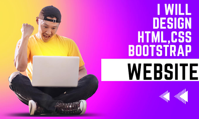Design a responsive website using html, css, bootstrap 5 by Talha_adeel ...