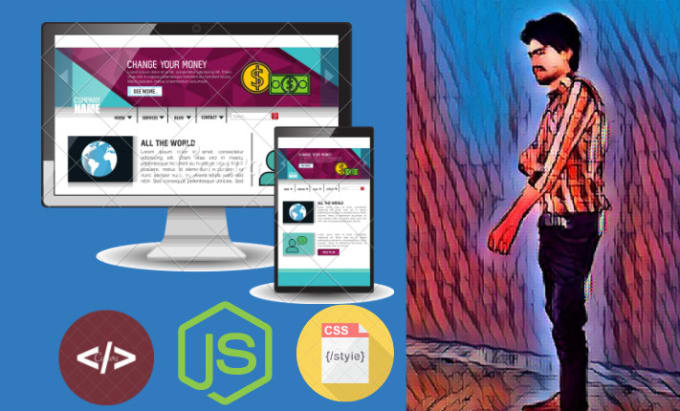 Built responsive websites with html, css, javascript by Muhammadimra289 ...