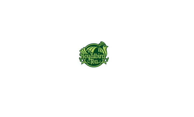 design first class tea brand logo