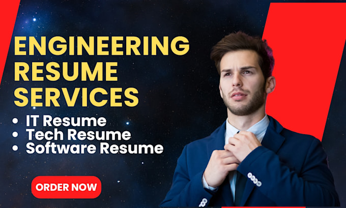 write standard software, engineering, IT, business resume