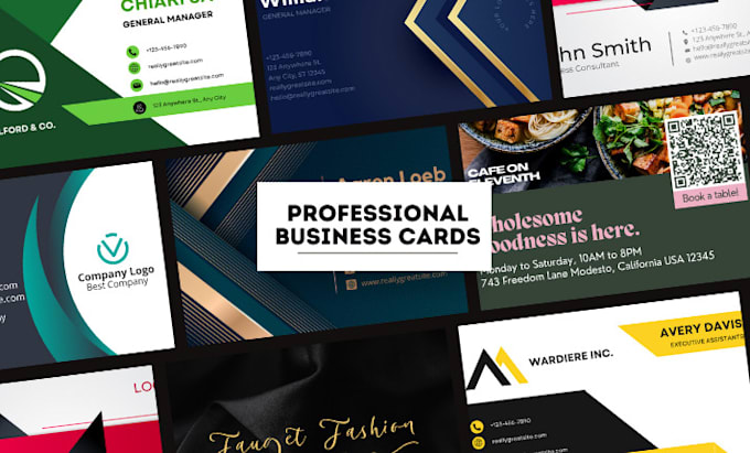 create professional business card design