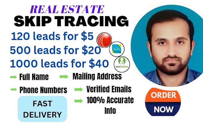 do bulk skip tracing with cash buyer and motivated seller