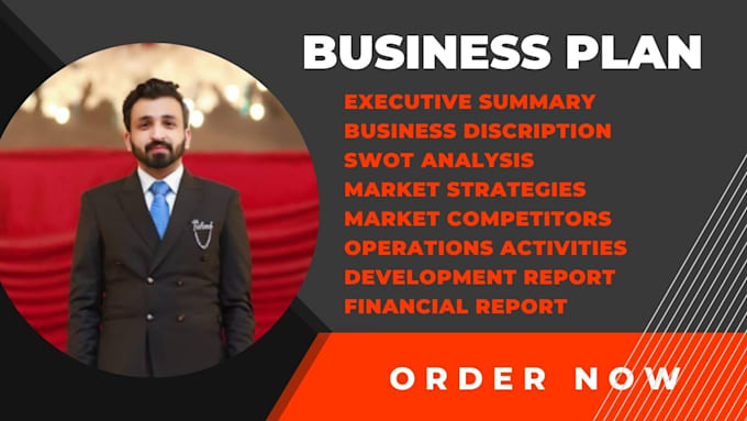 prepare a complete business plan for startup
