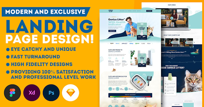 Exclusive landing page, homepage, website ui ux in figma by ...
