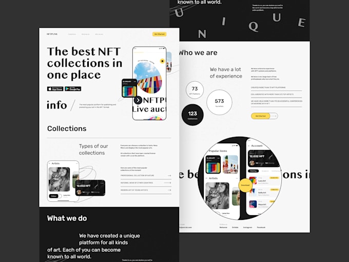 make clean, modern and intuitive designs for your project
