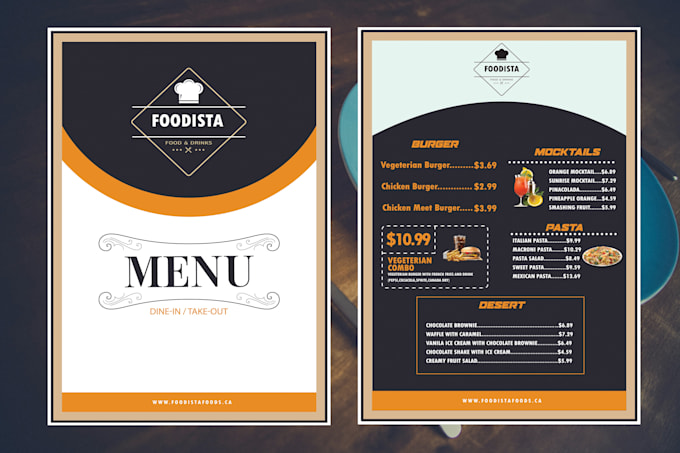 Unique Menu Names Do something unique with menu design by Jay_shah27 | Fiverr