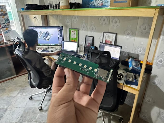 design circuit, pcb layout ready for jlcpcb and pcbway manufacturing