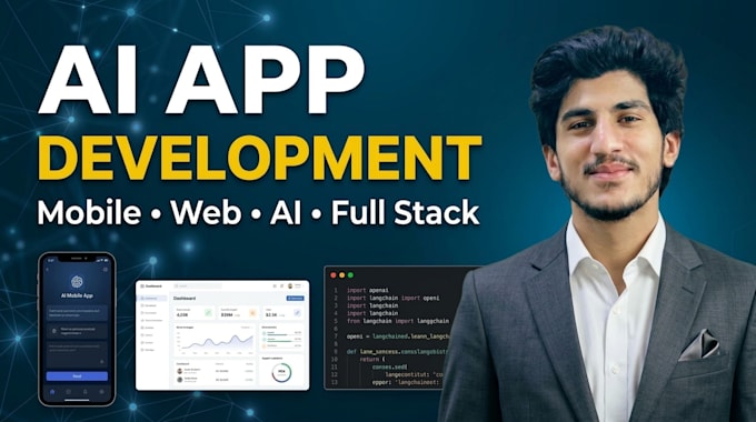 do ai full stack development for mobile and web apps