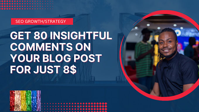drop 50 insightful comments on your blog post
