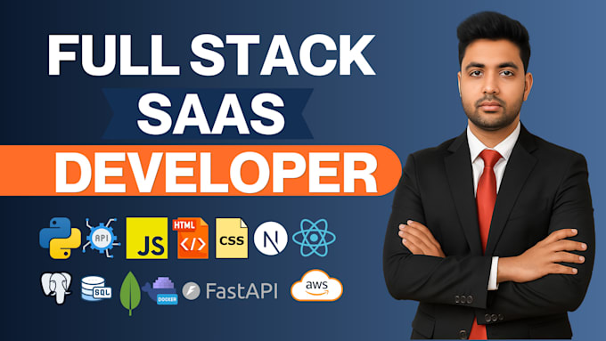 develop your web and saas application using nextjs and python