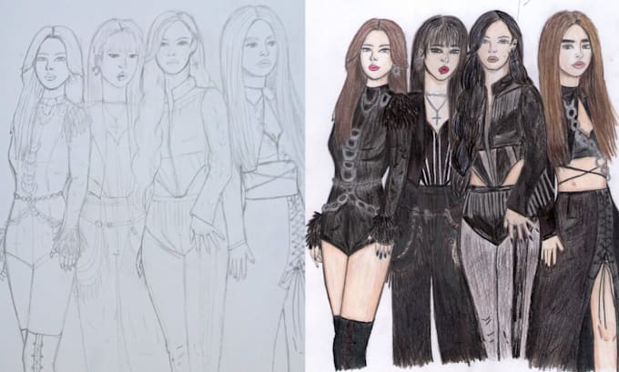 draw a perfect kpop fanart for you
